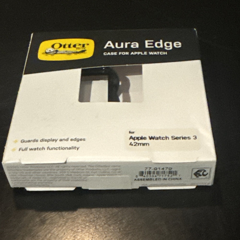 Otter Box Aura Edge Case for Apple Watch Series 3 38 MM Black New - Picture 4 of 5